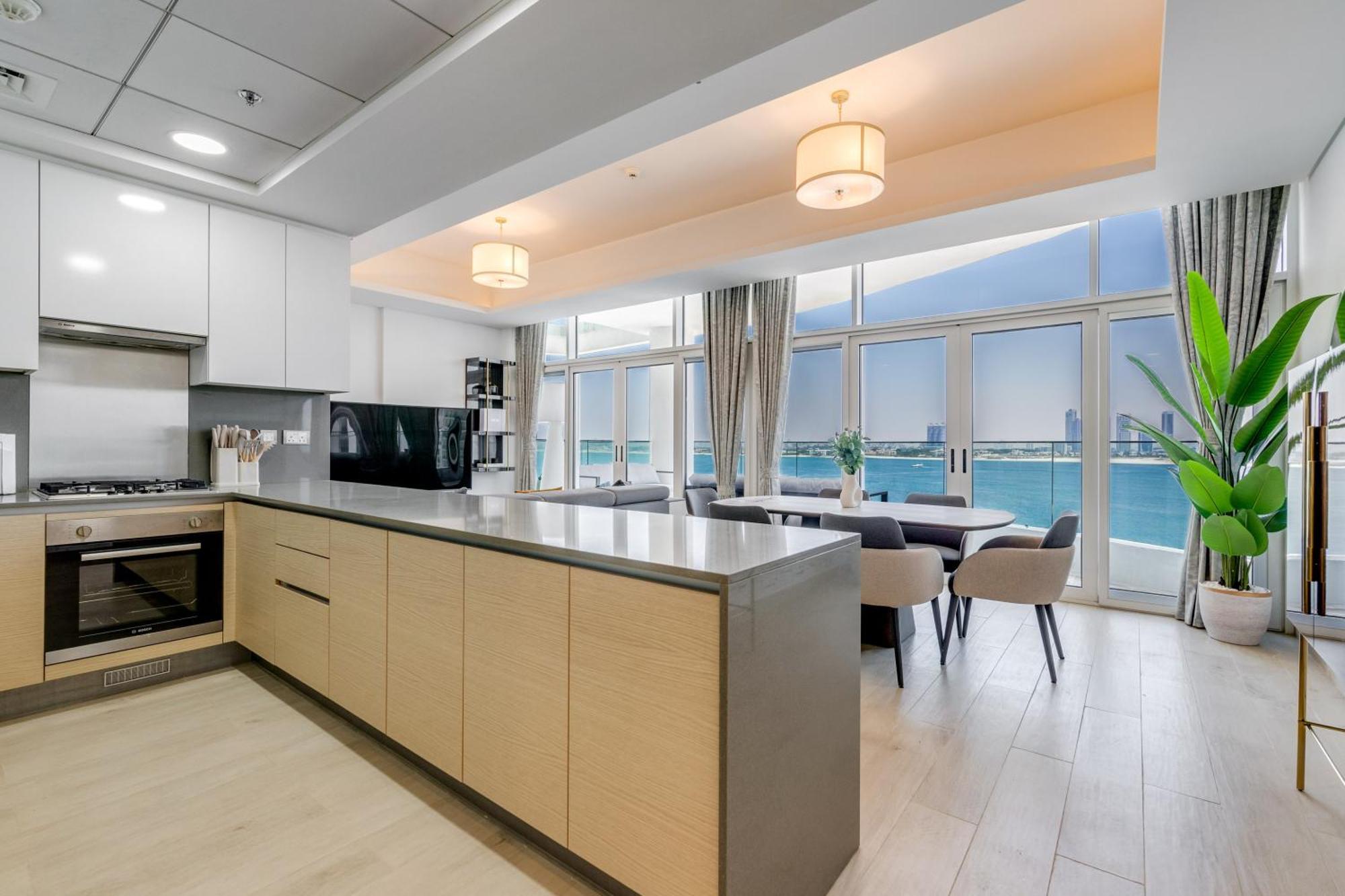 Luxury Azizi Mina Beachfront Apartments Dubaj Zewnętrze zdjęcie