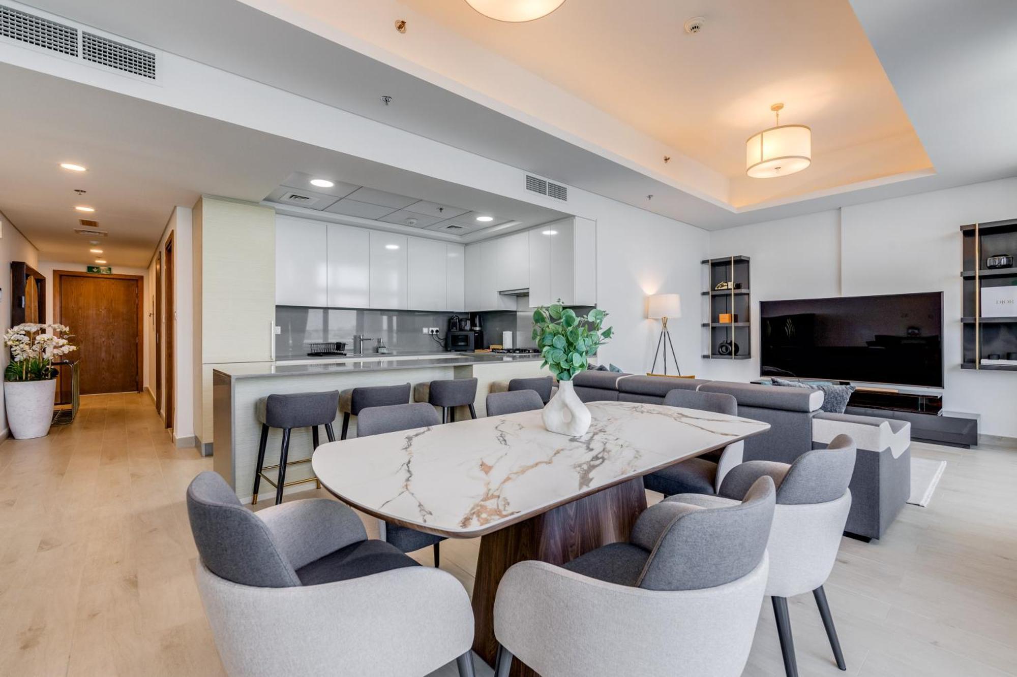 Luxury Azizi Mina Beachfront Apartments Dubaj Zewnętrze zdjęcie