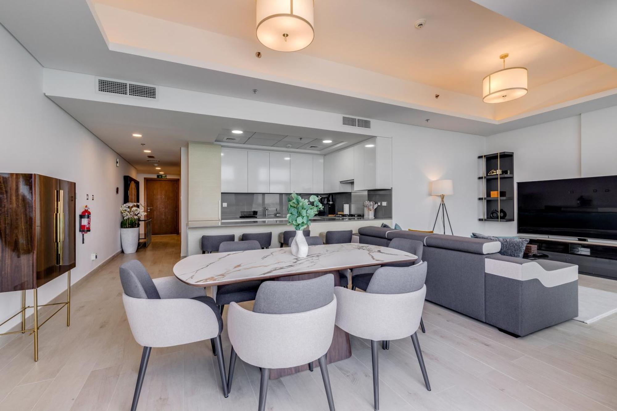 Luxury Azizi Mina Beachfront Apartments Dubaj Zewnętrze zdjęcie